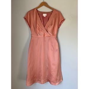 J. Crew // Silk Coral Dress
